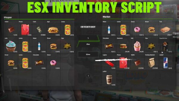 Elevate your FiveM experience with custom esx inventory script - advanced scripts, secure implementation, and management tools for optimal gameplay.