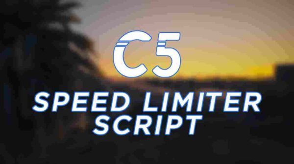 Esx C5 Speed Limiter features a user-friendly interface that makes it easy for players to set and modify speed limits. The intuitive design ensures