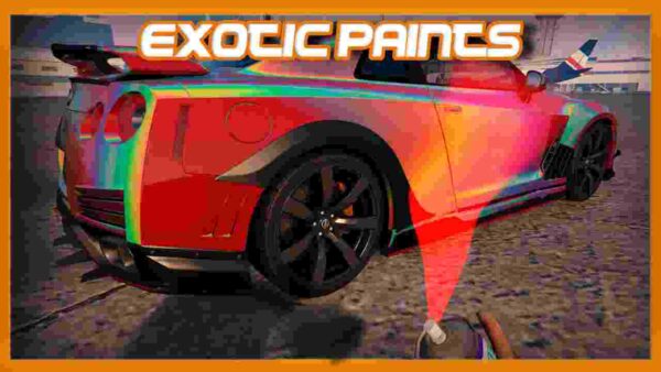 Esx Exotic Paints includes realistic visual effects that enhance the overall appearance of the paints. The high-quality textures and reflections make