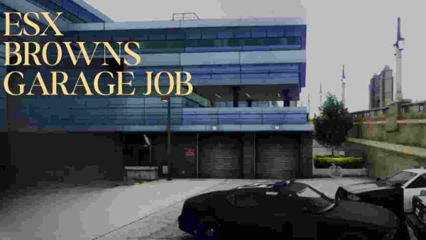 ESX Browns Garage Job enhances your FiveM server with realistic vehicle repair mechanics, offering new roleplay opportunities and increased player enga