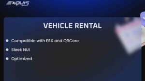 The ESX Car Rental System for Esx provides a framework for managing vehicle rentals within servers using the ESX framework