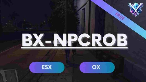 ESX BX-NpcRob enriches Esx servers with interactive NPC robbery scenarios, adding dynamic gameplay elements and immersive role-playing experiences.